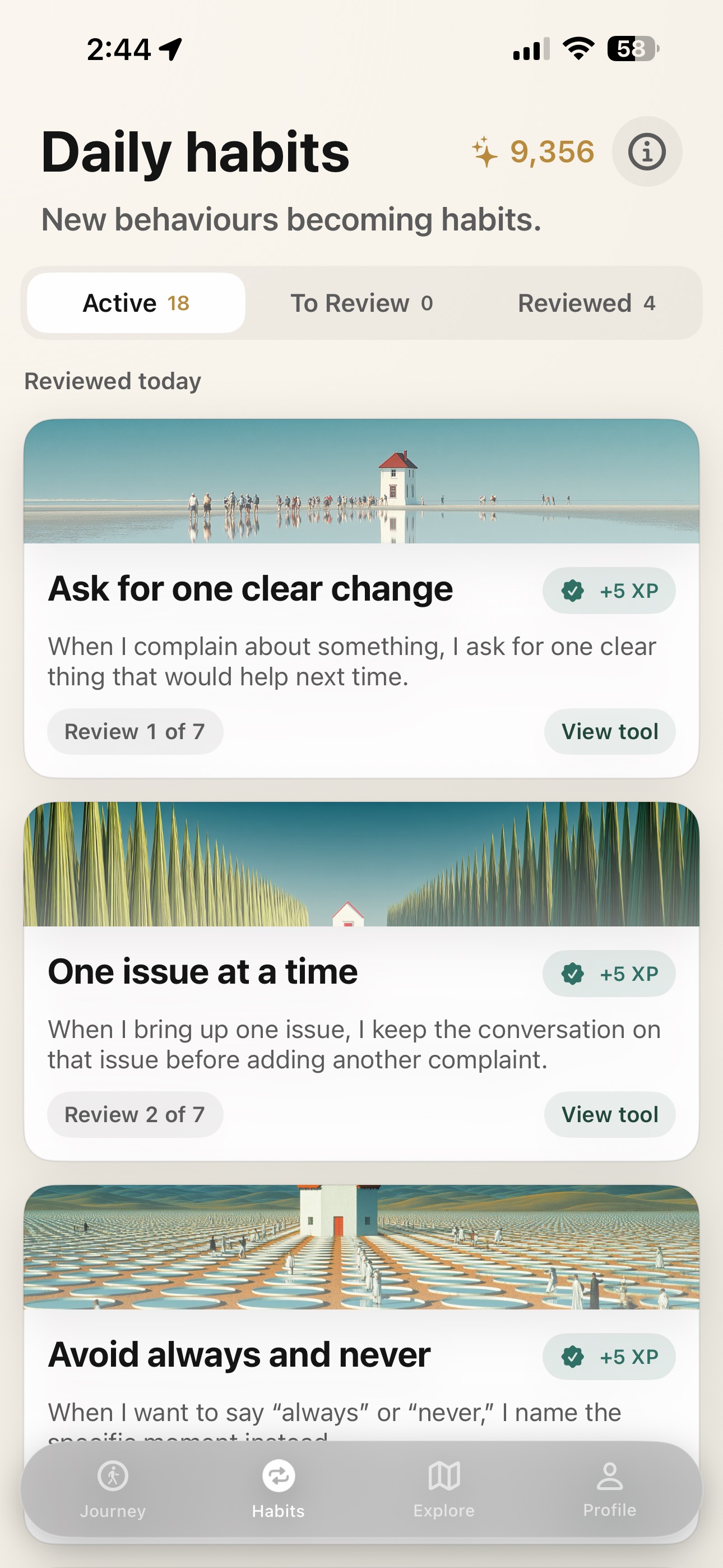 RelationshipIQ app screenshot